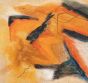 Orange and Black Composition by Giorgio Lo Fermo - Contemporary Artworks