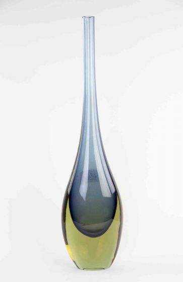 Vintage Glass Vase Sommerso