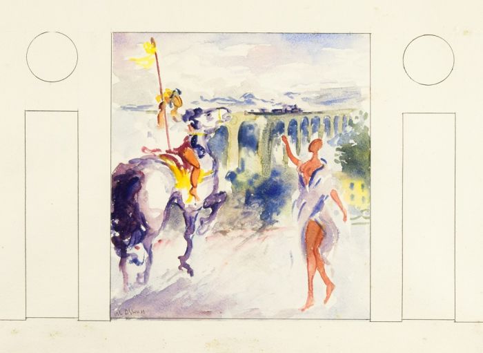 Knight and Girl by Vito Alghisi -  Contemporary Artwork