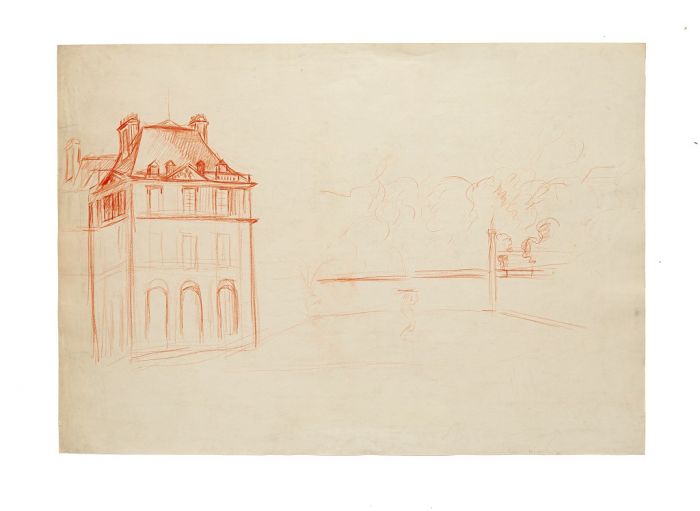 Study For A Villa - Modern Artwork