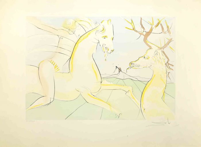 Salvador Dali - The Horse that wanted Revenge on the Stag - Old Masters 