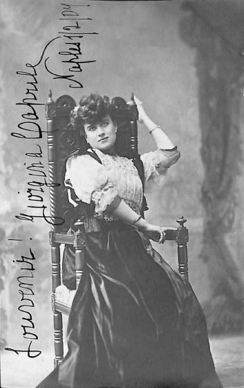 Giorgina Caprile Autographed Photocard - SOLD