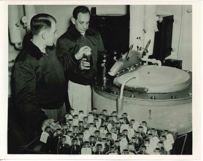 Processing Blood Plasma For United Nations Forces - American Vintage Photograph 