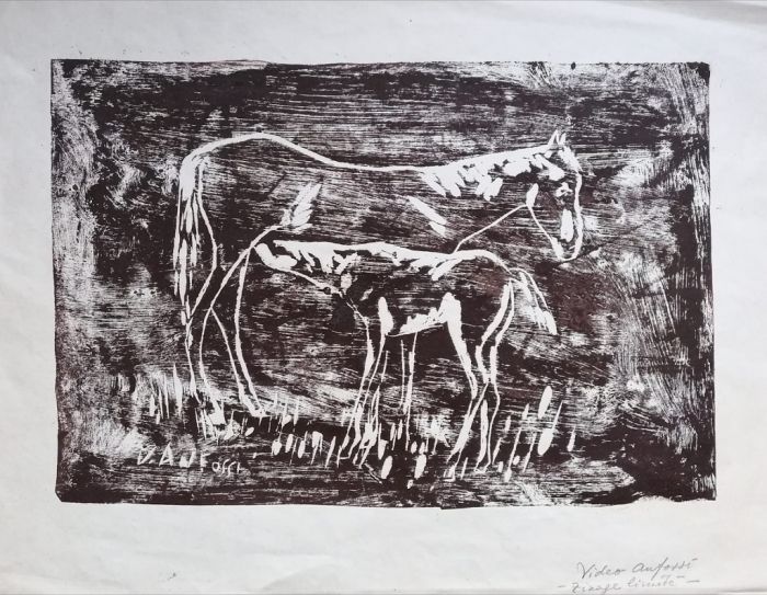 Horses by Video Alfonsi - Modern Artwork
