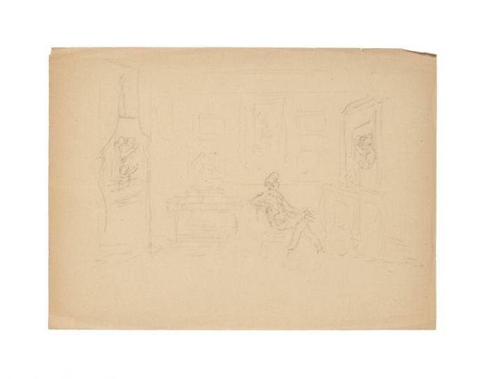 "Interior " by Anonymous - Modern Artwork