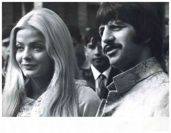 Portrait of Ringo Starr and Ewa Aulin