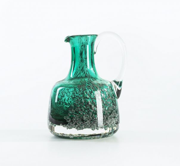 Bubble Green Glass Pitcher by Anonymous - Decorative Object