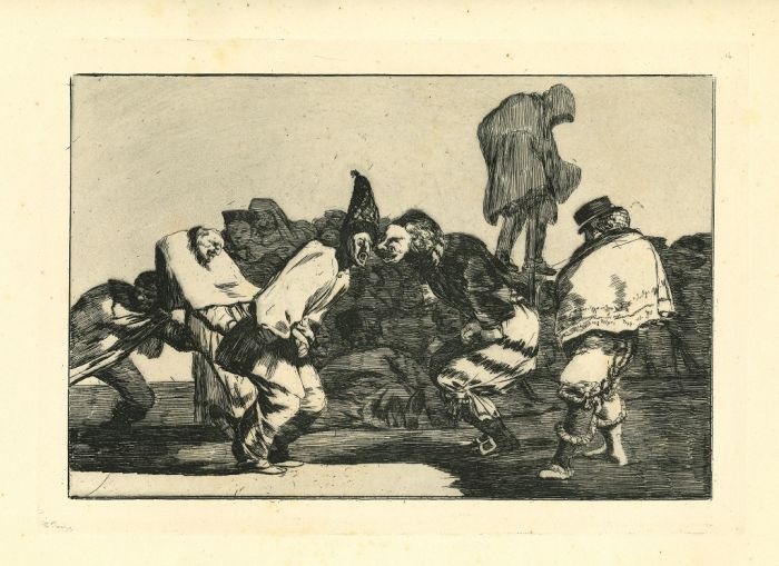 Disparate de carnaval - from Los Proverbios by  Francisco Goya - Old Master artwork