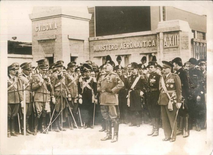 Inauguration by Mussolini