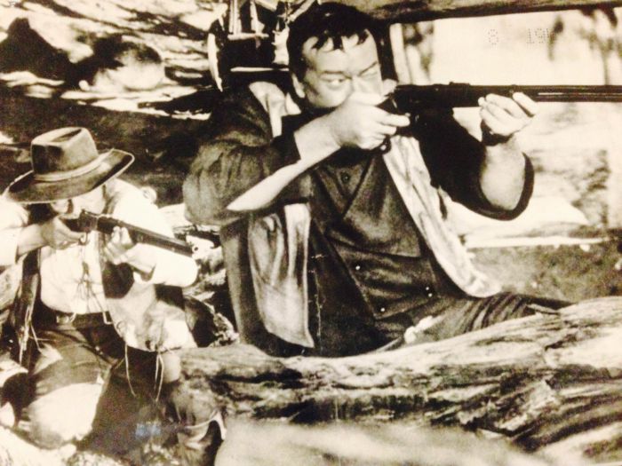 John Wayne on the Set of The Sons of Katie Elder (Film)