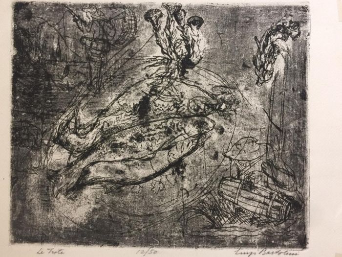 Le Trote by Luigi Bartolini - Modern Artwork 