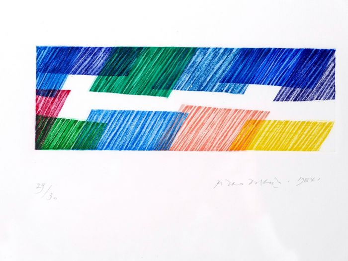 Dorazio's Abstract Composition by Piero Dorazio - Contemporary artwork