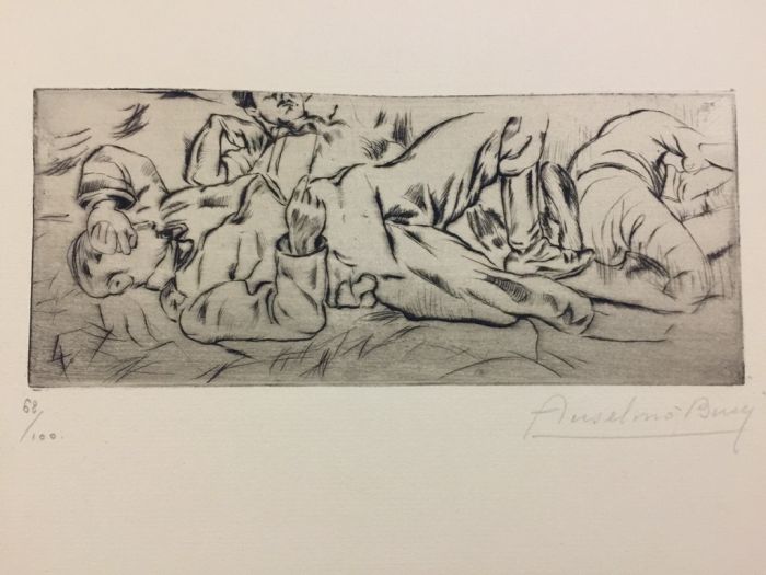 Spleen - from "Le Croquis du Front Italien"