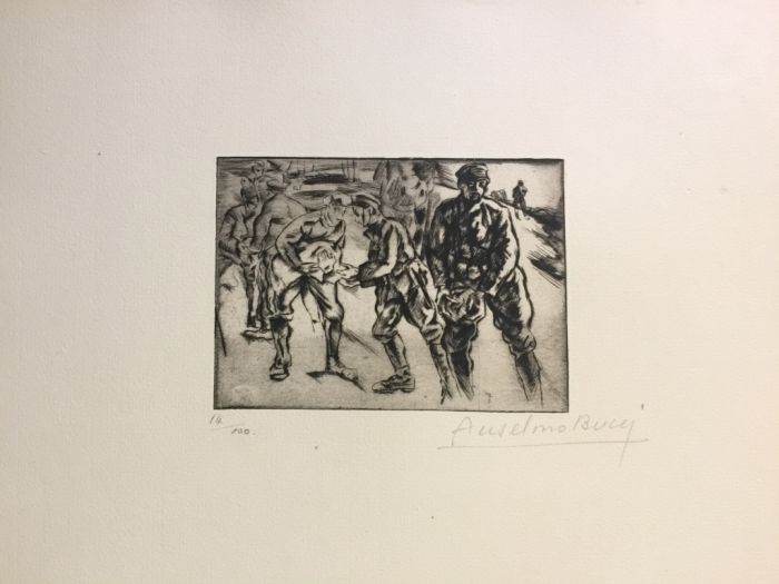 La Chaîne - from "Le Croquis du Front Italien"