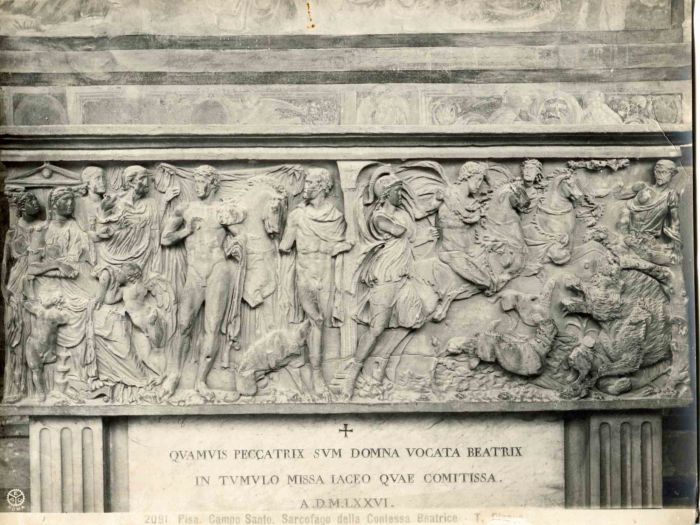 Sarcophagus of Countess Beatrice, Pisa