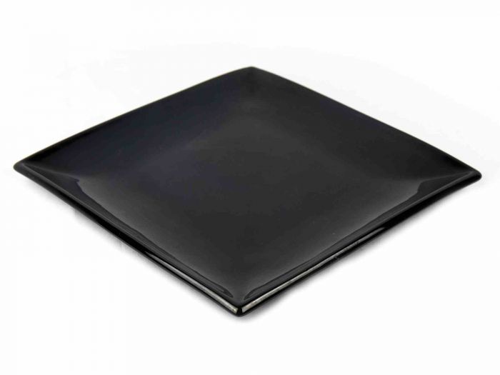 Vintage Black Porcelain Plate by Olympia Porcelain