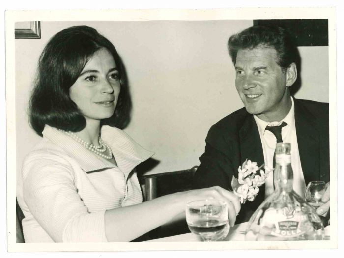 Marisa Pavan and Jean-Pierre Aumont - Vintage Photo
