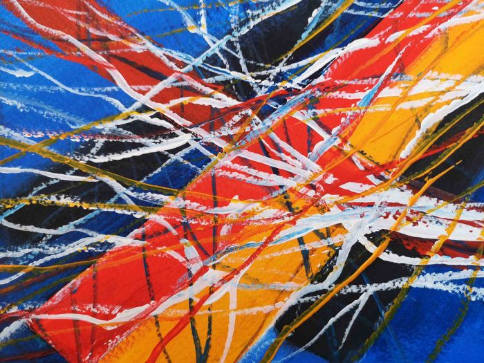 Martine Goeyens - Abstract Composition - Contemporary Artwork