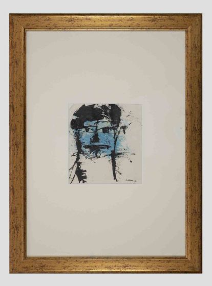 Blue face
