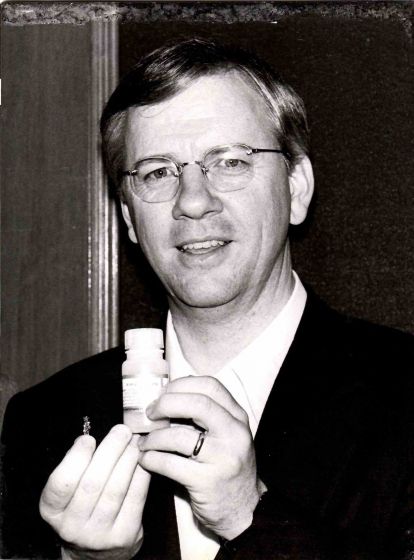 Vintage Portrait of Steve Jones  Showing Titanium