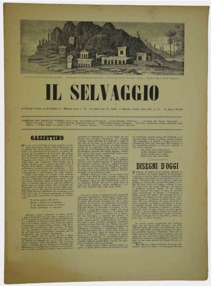 Il Selvaggio, no.1-2 - 1941