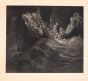 "Divina Commedia"  is an original Black and white héliogravure on cream-colored cardboard realized by Choisy Le Conin, pseudonym of Franz Von Bayros (Agram, 1866 – Vienna, 1924).