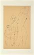 Schiele Drawing a Nude Model in front of a Mirror 