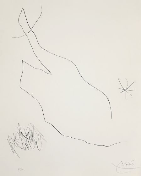 Journal D'Un Graveur - Vol. 2  Plate 5 by Joan Mirò - Surrealist Artwork
