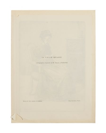 Elderly Woman by Charles Lucien Léandre - Modern Artwork