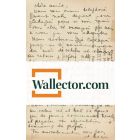 Autograph PostCard by Dalì: From "The Cliff of Creuse Cape"