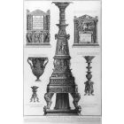 Vari Candelabri, un Vaso e Due Urne Cinerarie