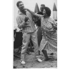 The Italian Actress Franca Marzi with Franco Festucci