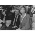 The Italian Actress Enrica Bonaccorti with Giancarlo Magalli