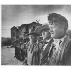 John Wayne on the set of "The Alamo"