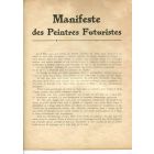 Manifeste des Peintres Futuristes