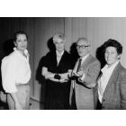 Catherine Spaak, Susanna Agnelli, Miriam Mafai and Arrigo Levi