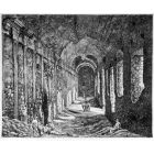 Veduta interna delle Sostruzioni dei Portici del Tempio d'Ercole in Tivoli
