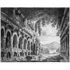 Altra Veduta del Tempio Antico o Ninfeo alle sponde del Lago di Castel Gandolfo