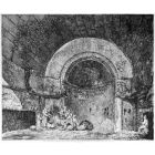 Avanzi di una Sala Termale nella Villa d’Orazio a Tivoli sotto il Convento di S.Antonio