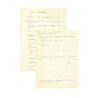 Letter to Mino Maccari