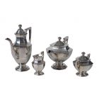 Vintage Japanese Tea and Coffee Silver Set