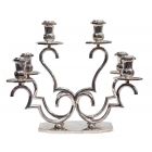 Vintage Six Arms Silver Candleholder