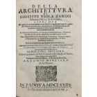 Della Architettura di Gioseffe Viola Zanini Padouano Pittore & Architetto Libri Due