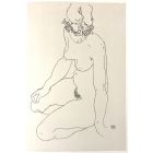 Kneeling Female Nude, Turning to the Right