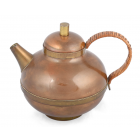 Vintage Copper and Brass Small Teapot