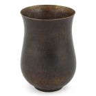 Dark Patina Brass Vase
