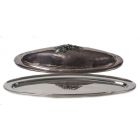 Vintage Hand Made Silver Fish Tray