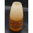 Art Deco Orange Vase