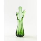 Phytomorphic Green Glass Vase