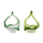 Couple of Blown Glass Baskets